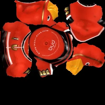 Vịt cao su bảo vệ hoàng gia 3D