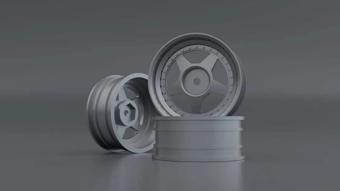 Bánh xe drift RC lấy cảm hứng từ Japan Racing JR6 (1/10) - Image 1