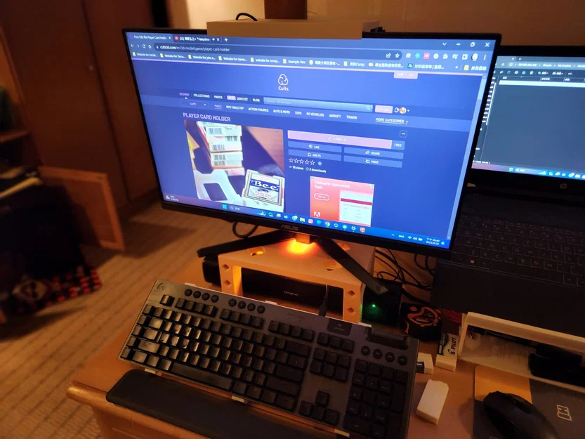 Giá đỡ màn hình với khe ánh sáng LED - Image 4