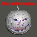 Đèn bí ngô Halloween có khuôn mặt - Thumbnail 2