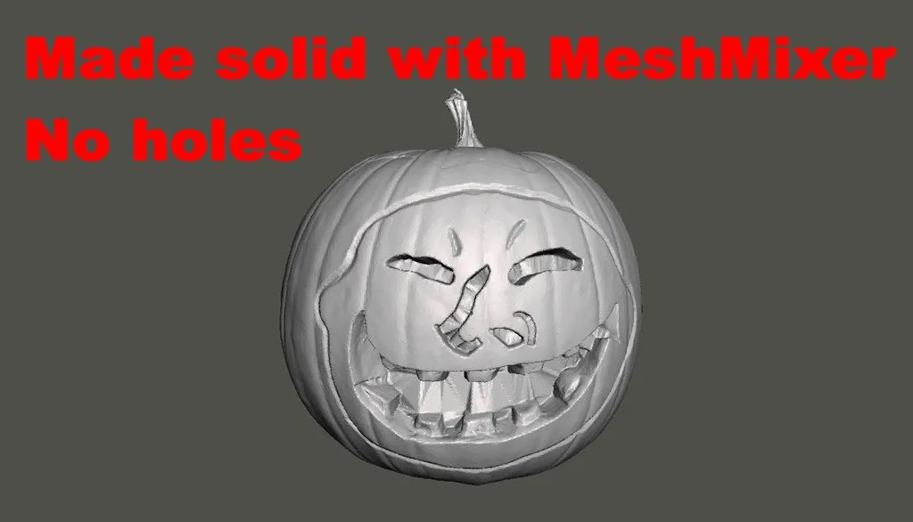 Đèn bí ngô Halloween có khuôn mặt - Image 3