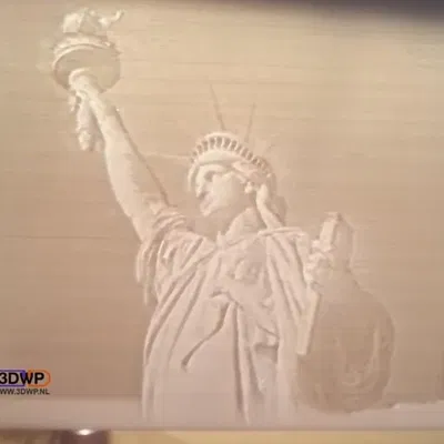 Tượng Nữ thần Tự do Lithophane