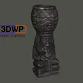 Tượng điêu khắc Aztec quét 3D từ Go!SCAN 3D - Thumbnail 1