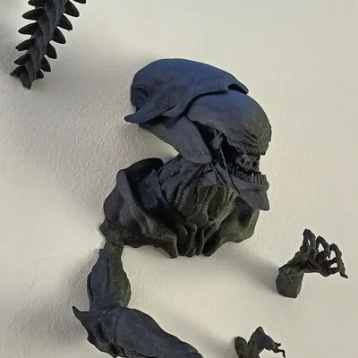 Giá đỡ tường nhân vật Nữ hoàng người ngoài hành tinh Xenomorph