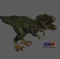 Mô hình T-Rex chi tiết từ quét 3D với nền phẳng - Thumbnail 1