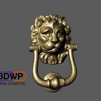 Móc cửa hình đầu sư tử trang trí tường