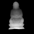 Bình phù điêu Phật giáo bằng lithophane - Thumbnail 2