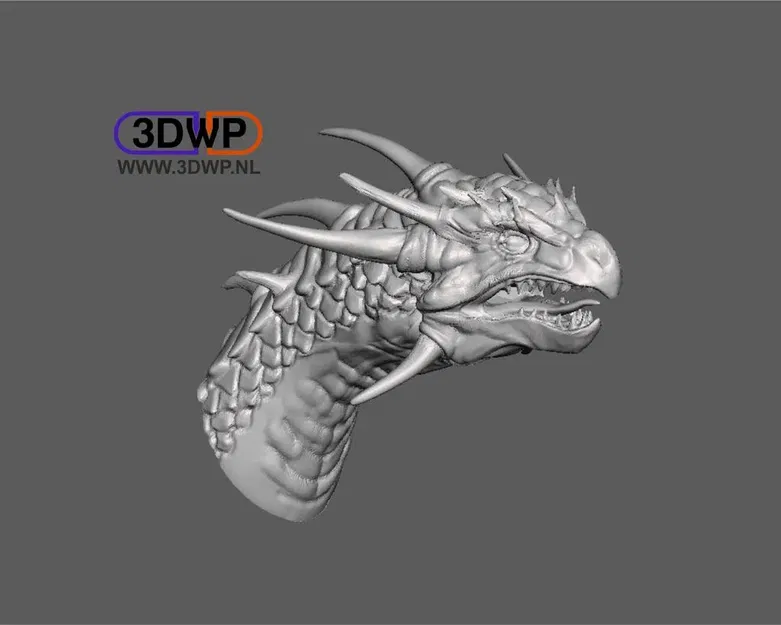 Đầu Rồng Treo Tường Trang Trí - Image 2