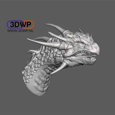 Đầu Rồng Treo Tường Trang Trí