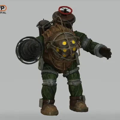 Big Daddy trong Bioshock với chi tiết photogrammetry