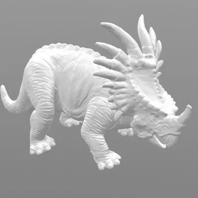 Mô hình Styracosaurus 3D từ Go!SCAN 3D