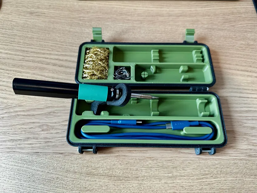 Giá đỡ Pinecil phản chiếu với chân lớn cho cáp lớn - Image 1