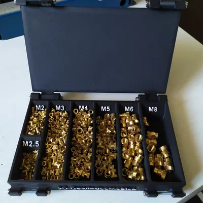 Hộp chứa ren 3D cho các kích thước M2 đến M8