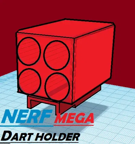 Giá đỡ tên lửa Nerf MEGA cho đạn dự phòng - Image 1