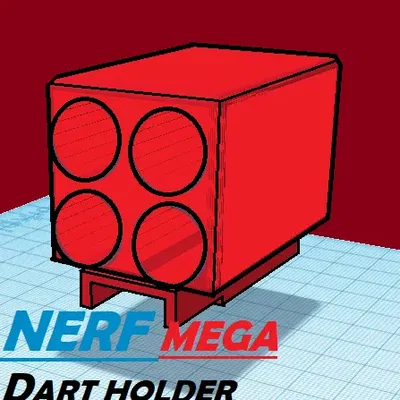 Giá đỡ tên lửa Nerf MEGA cho đạn dự phòng