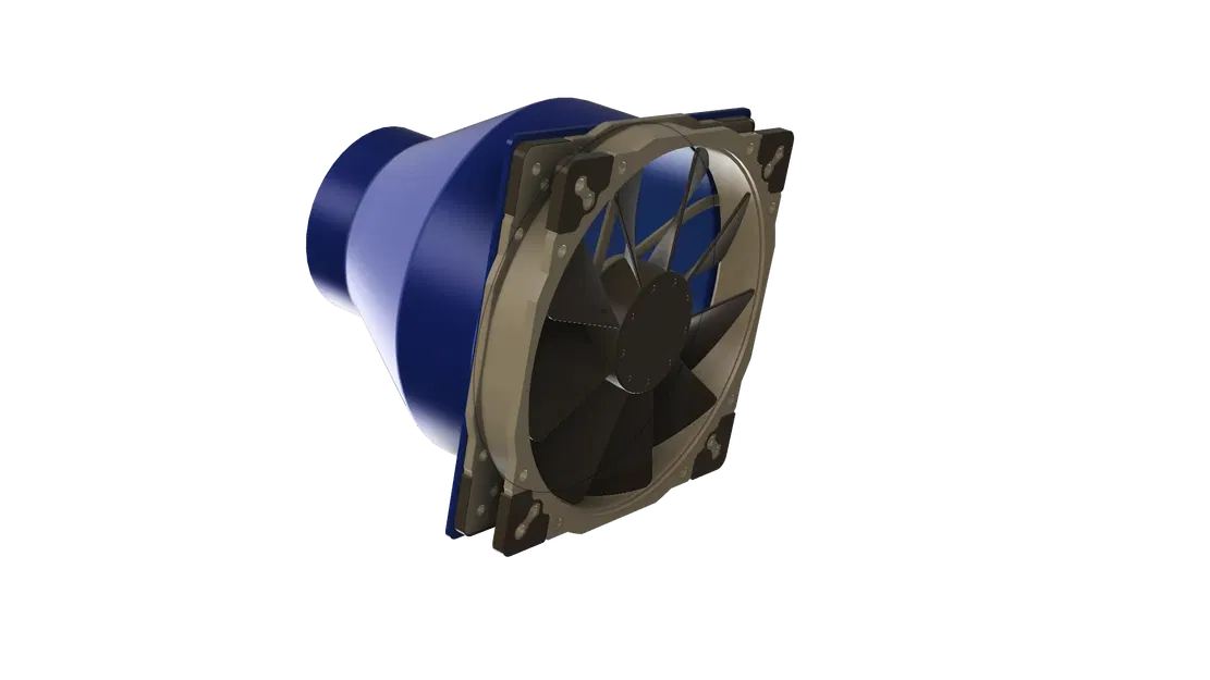 Adapter quạt Noctua 200mm sang 100mm - Image 1