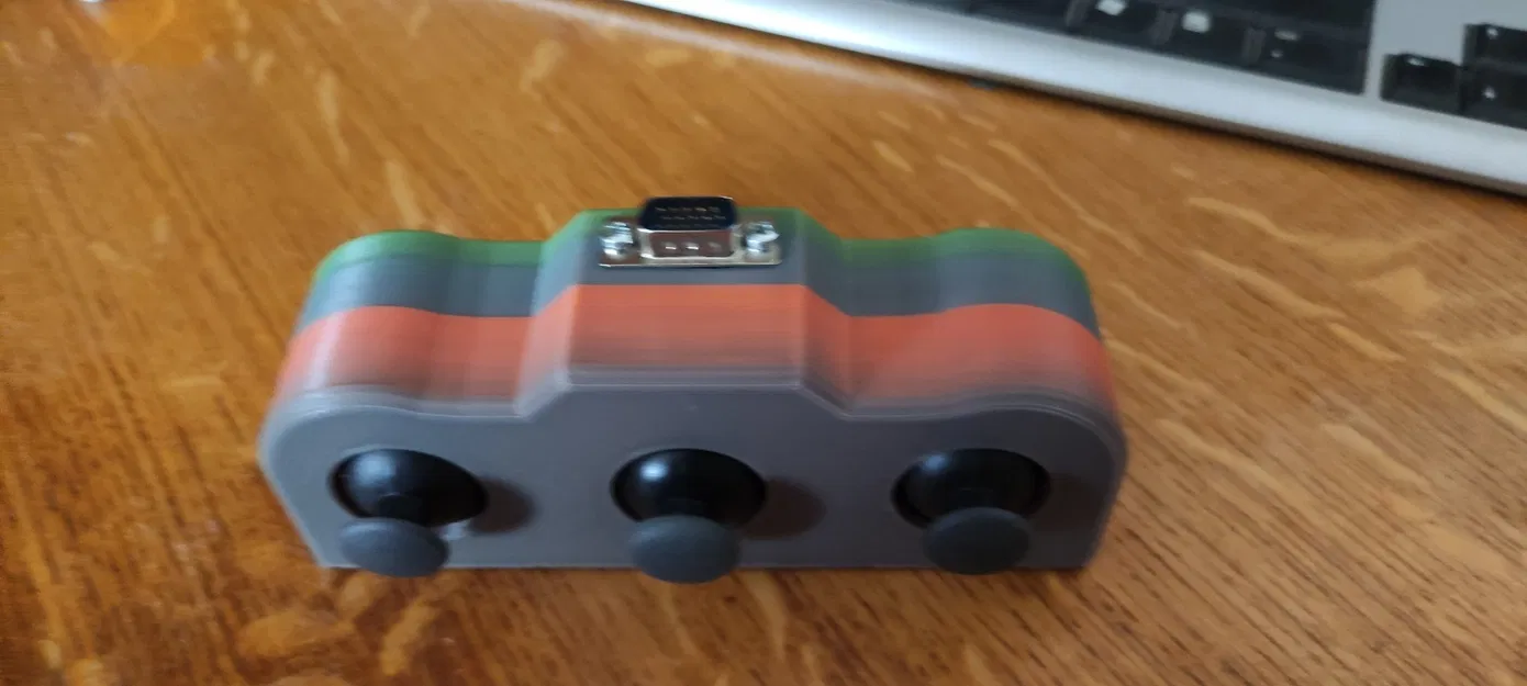 Vỏ điều khiển cho ba cần điều khiển với DB9 - Image 2