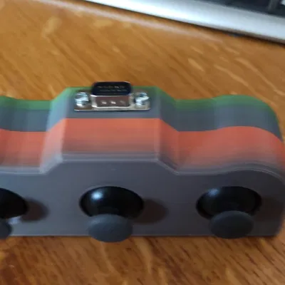 Vỏ điều khiển cho ba cần điều khiển với DB9