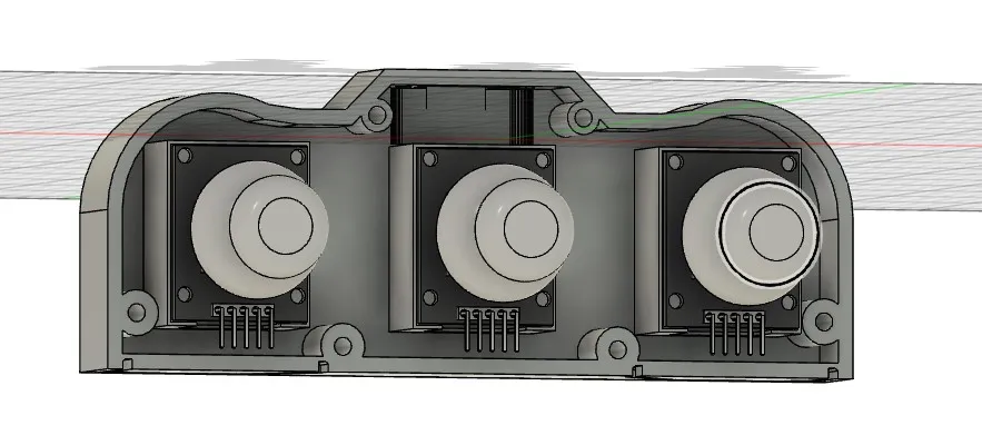 Vỏ điều khiển cho ba cần điều khiển với DB9 - Image 3