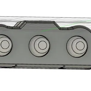 Vỏ điều khiển cho ba cần điều khiển với DB9