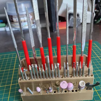 Giá đỡ dụng cụ và limes cho bộ dụng cụ sửa chữa