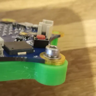 Bảng lưng cho Calliope Mini với hỗ trợ cấu trúc