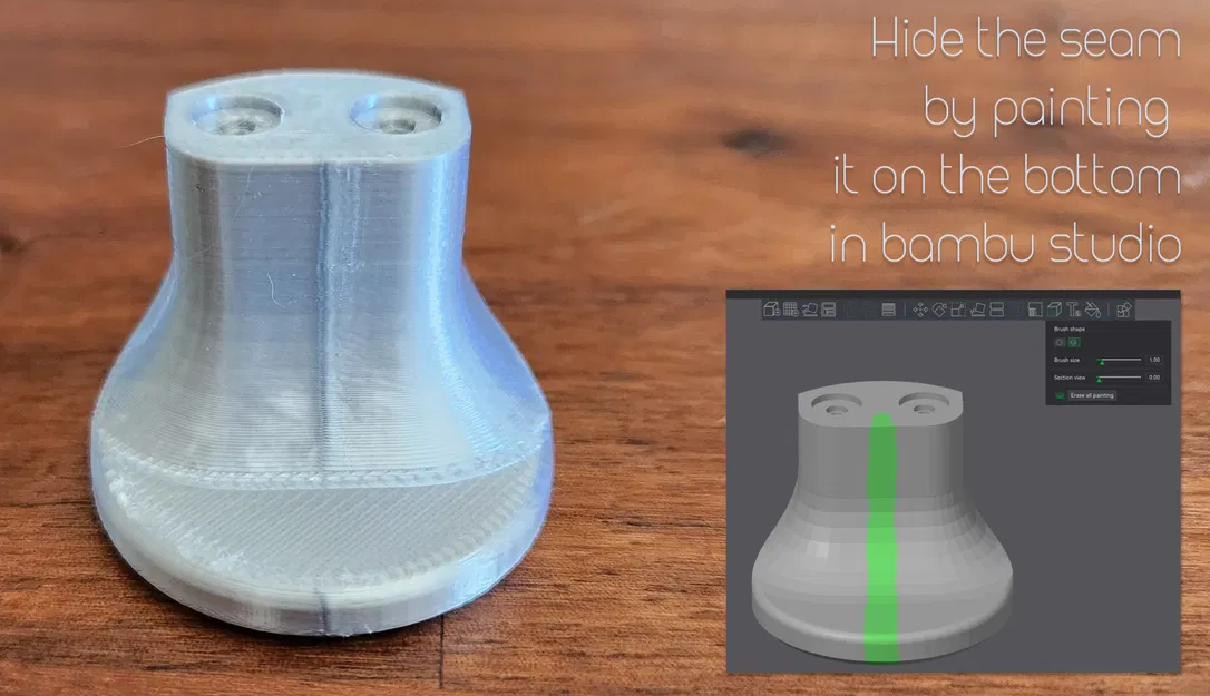 Tay nắm cửa Bambu X1 thiết kế tiện lợi cho cả hai tay - Image 3