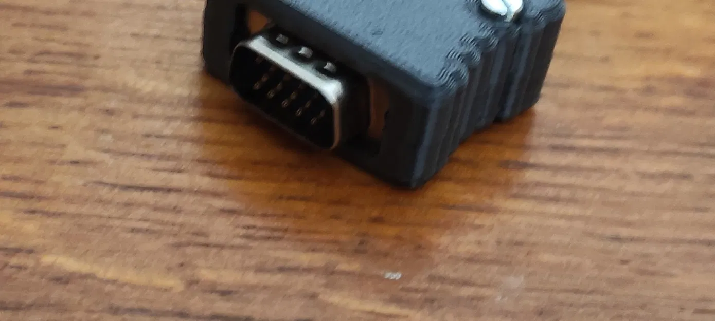 Vỏ bọc cho kết nối DB9 với 2 ốc vít và 2 đai ốc M3 - Image 3