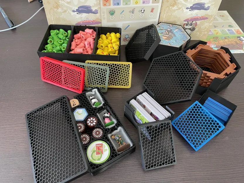 Giá đỡ tổ chức cho trò chơi Takenoko và mở rộng Chibis - Image 1