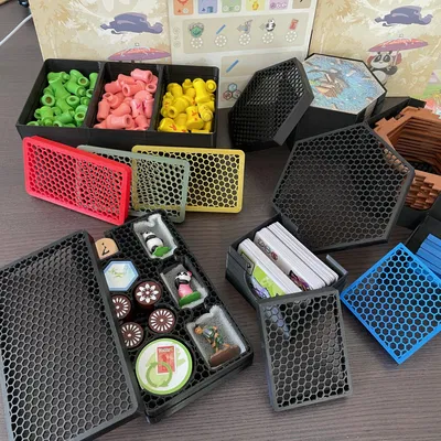 Giá đỡ tổ chức cho trò chơi Takenoko và mở rộng Chibis