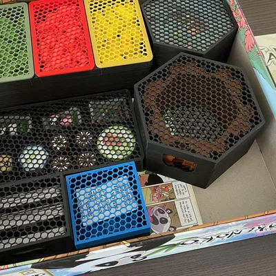 Giá đỡ tổ chức cho trò chơi Takenoko và mở rộng Chibis