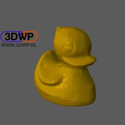 Vịt cao su 3D quét bằng máy quét Matter and Form