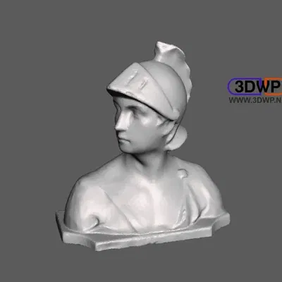 Bức tượng bán thân cổ điển 3D in được