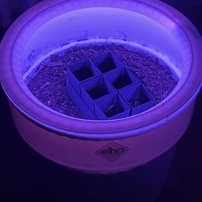 Nắp đèn LED chậu hoa 29cm - Bộ khuếch tán ánh sáng