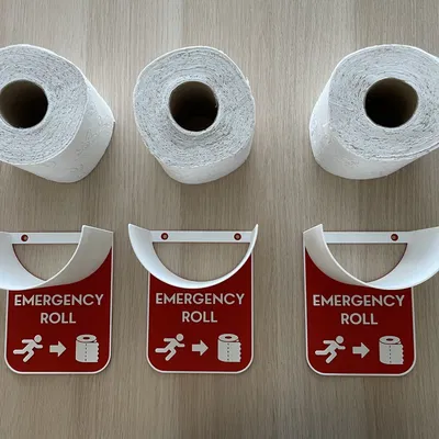 Giá đỡ cuộn giấy vệ sinh khẩn cấp lắp tường