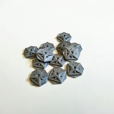 Token trò chơi phiêu lưu Witcher cho bàn cờ