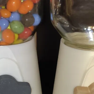 Máy phân phát kẹo dạng hũ Nutella đơn giản