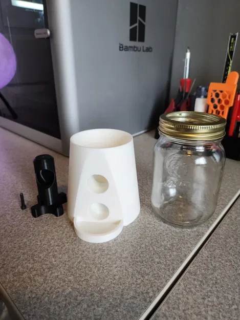 Máy phân phát kẹo trong hũ Mason đơn giản - Cập nhật với pin ... - Image 8