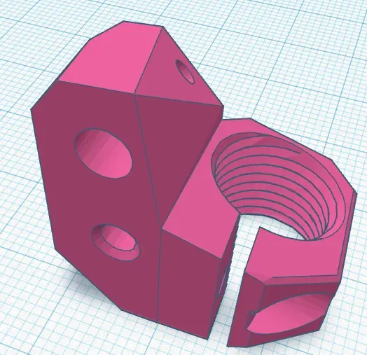 Giá đỡ cáp Stubby PG7 kết hợp với cảm biến Voron - Image 1