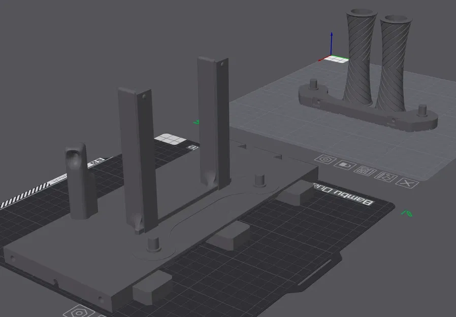 Giá đỡ cuộn filament bên hông cho bộ khay AMS - Image 2