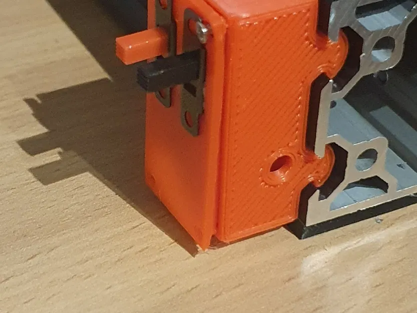 Hộp công tắc trượt trên thanh nhôm cho máy in 3D - Image 1