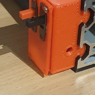 Hộp công tắc trượt trên thanh nhôm cho máy in 3D