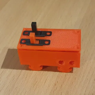 Hộp công tắc trượt trên thanh nhôm cho máy in 3D