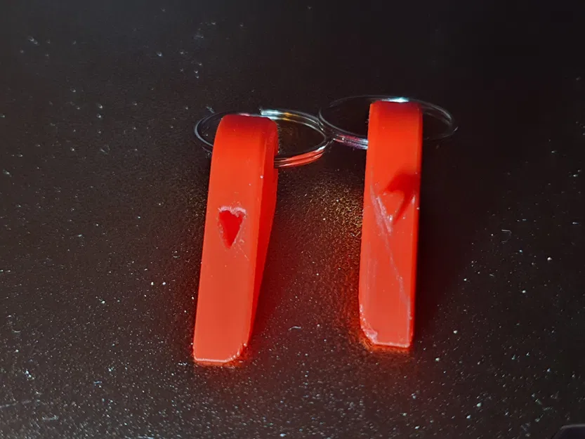 Móc khóa hình trái tim cho bạn và người yêu - Image 2