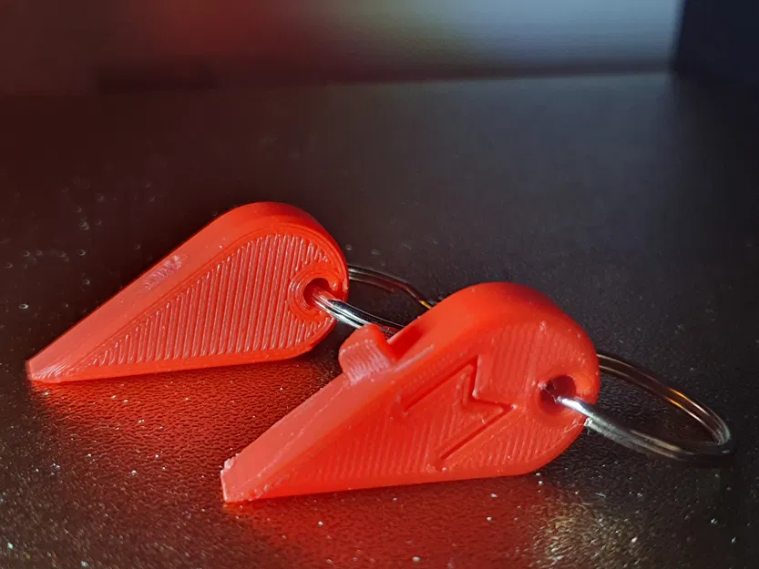 Móc khóa hình trái tim cho bạn và người yêu - Image 3