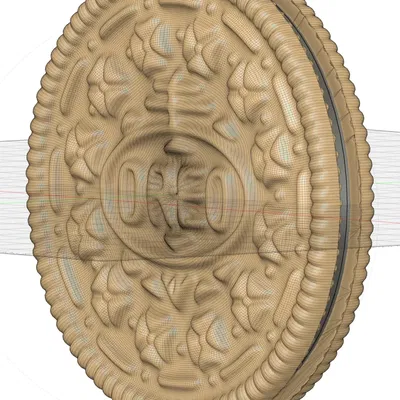 Mô hình bánh quy Oreo 3D ngon miệng
