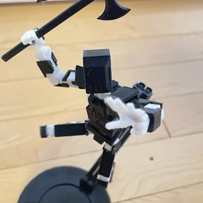 Đầu hình tam giác cho nhân vật Lucky 13