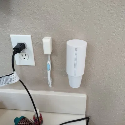 Giá đỡ cốc nhựa 3 Oz treo tường cho phòng tắm