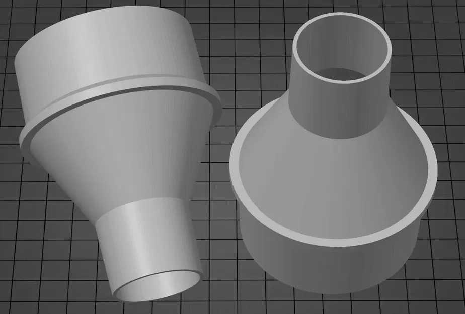 Đầu nối ống hút bụi dạng tham số với đầu nối từ tính. - Image 9