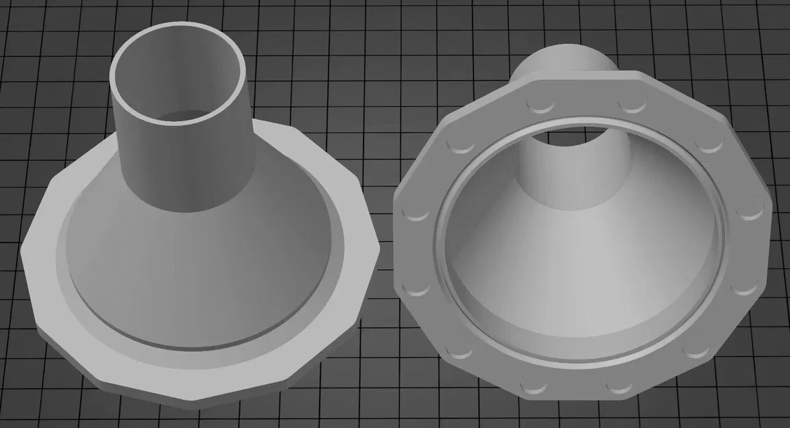 Đầu nối ống hút bụi dạng tham số với đầu nối từ tính. - Image 14